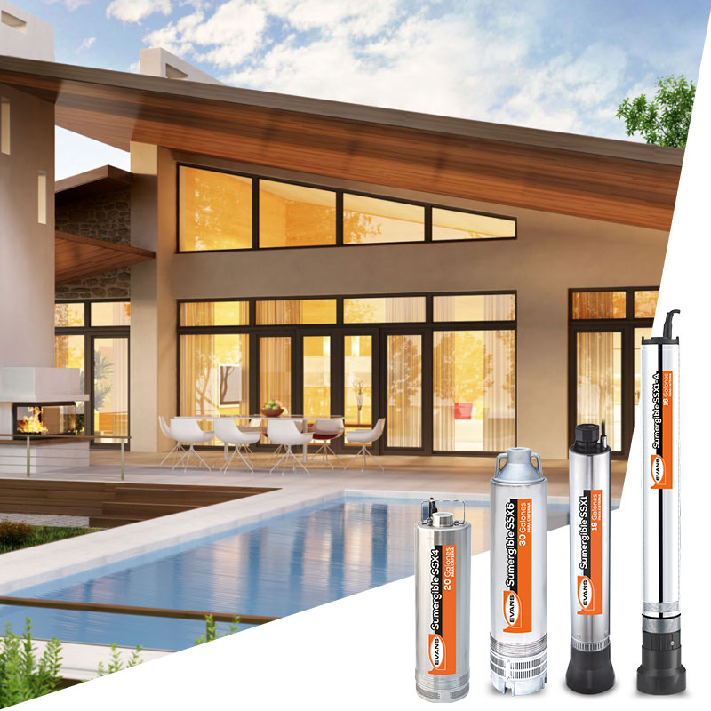 Bombas sumergible (Uso residencial en cisterna)