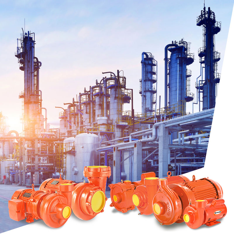 Motobombas industriales (Transferencia de agua limpia en la industria)